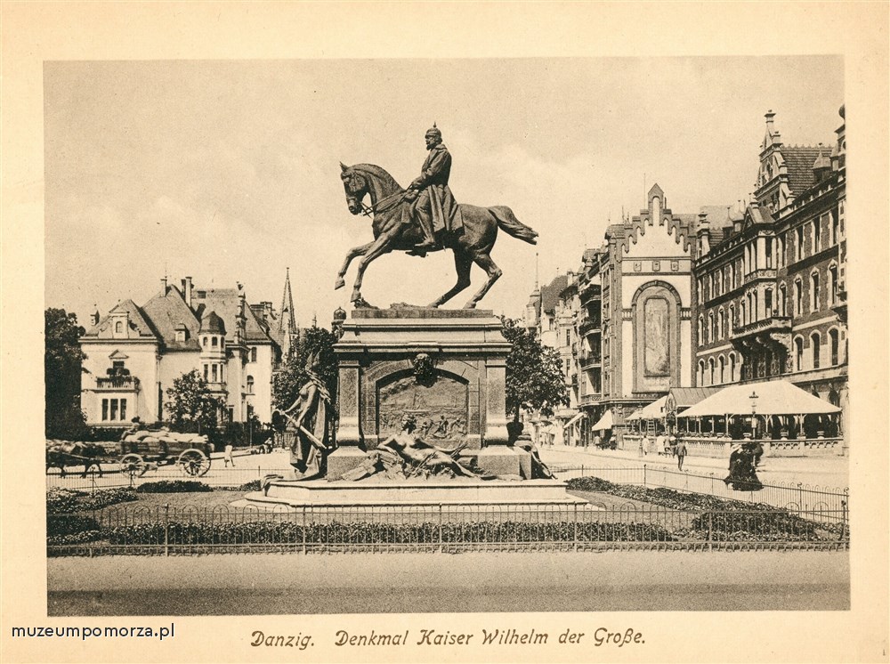 Gdańsk. Pomnik Cesarza Wilhelma I