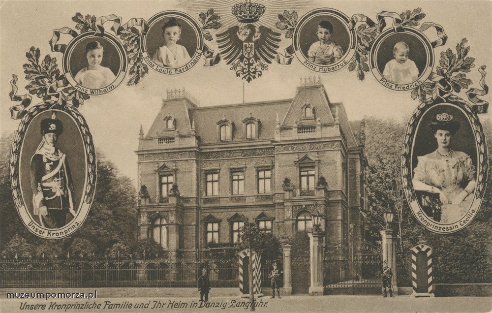 Gdańsk, willa następcy tronu przy Hauptstrasse