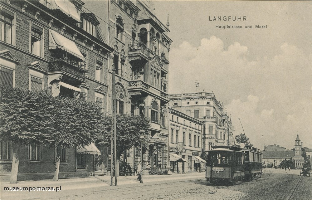 Gdańsk, ulica Grunwaldzka - Hauptstrasse