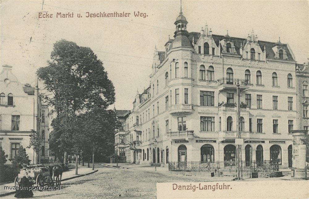 Gdańsk, skrzyżowanie Jaśkowej Doliny z Grunwaldzką.