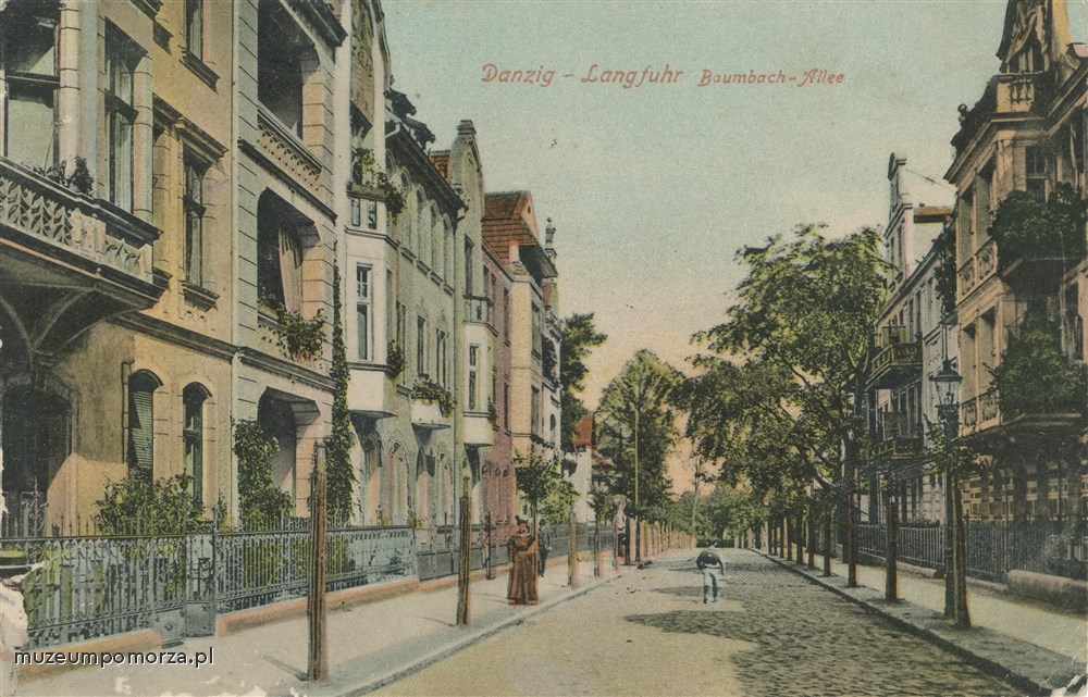 Gdańsk, perspektywa ulicy Konopnickiej