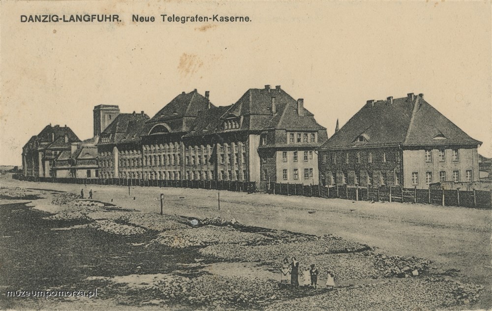 Gdańsk, koszary pruskich wojsk łączności