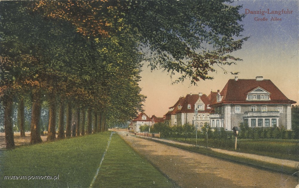 Gdańsk, wille przy Wielkiej Alei