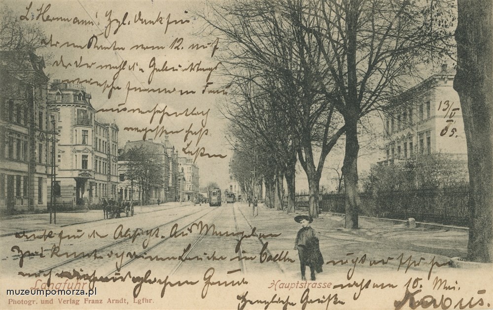 Gdańsk, Hauptstrasse w kierunku Oliwy