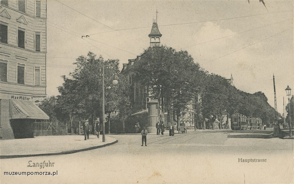 Gdańsk, skrzyżowanie Lendziona i Grunwaldzkiej.