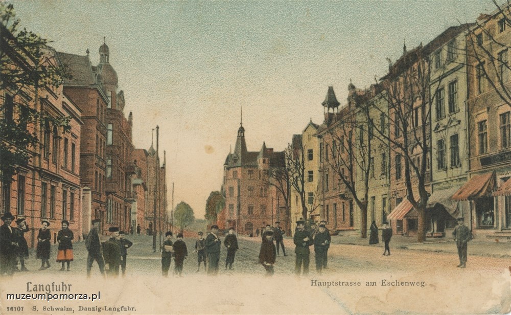 Gdańsk, widok Grunwaldzkiej w kierunku Oliwy