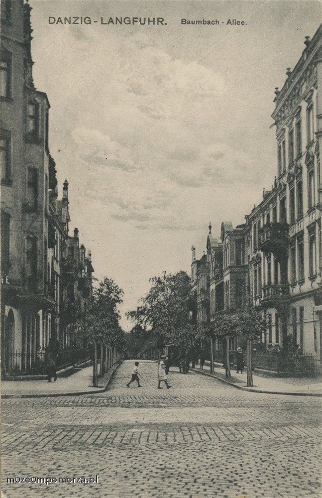Gdańsk, perspektywa ulicy Konopnickiej