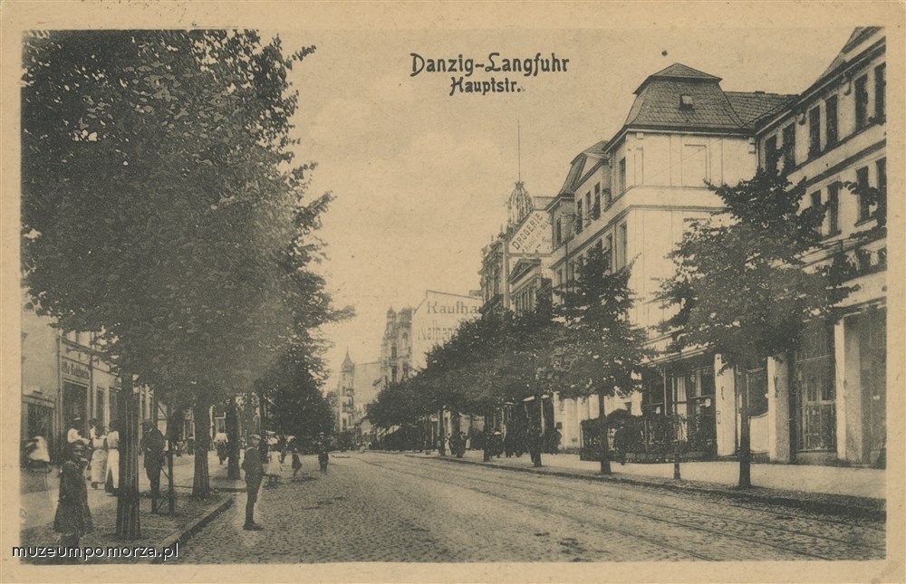Gdańsk, ul. Grunwaldzka - widok w kierunku Oliwy