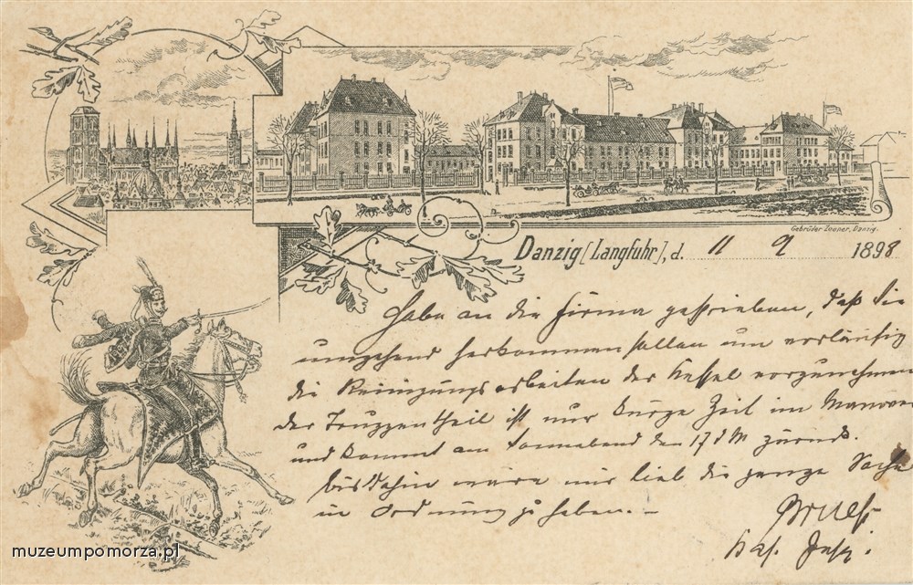 Gdańsk - Wrzeszcz, Koszary Huzarów