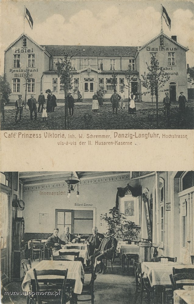 Gdańsk, hotel i restauracja Prinzess Viktoria