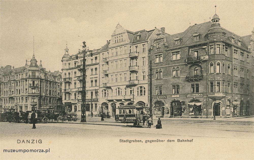 Gdańsk, Podwale Grodzkie, Stadtgraben