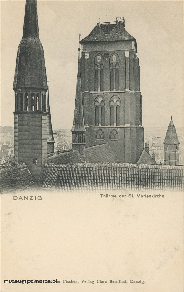 Gdańsk, wieża kościoła Mariackiego