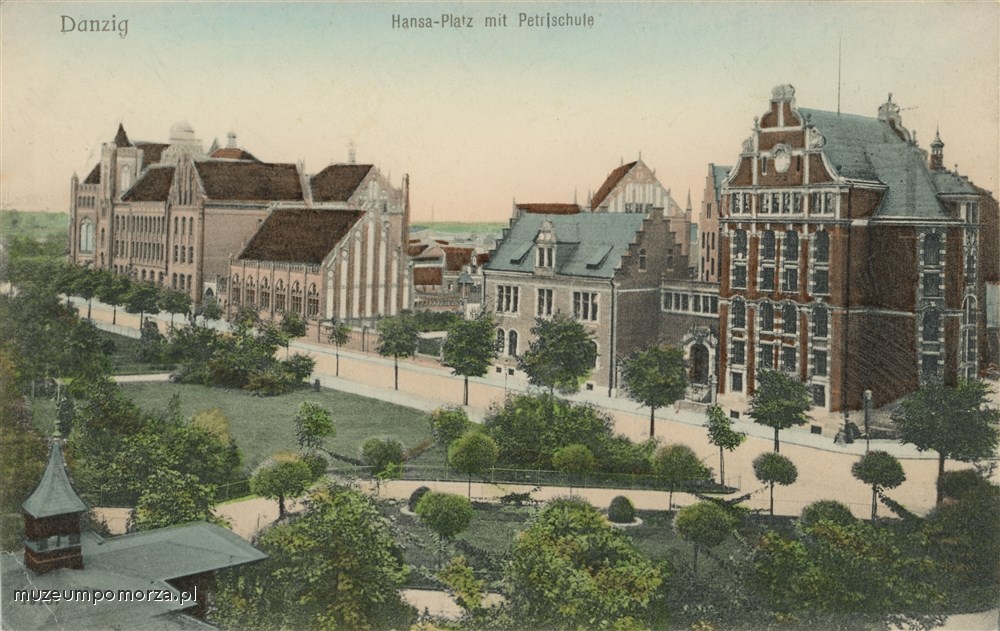 Gdańsk, Plac Hanzy, Hansaplatz