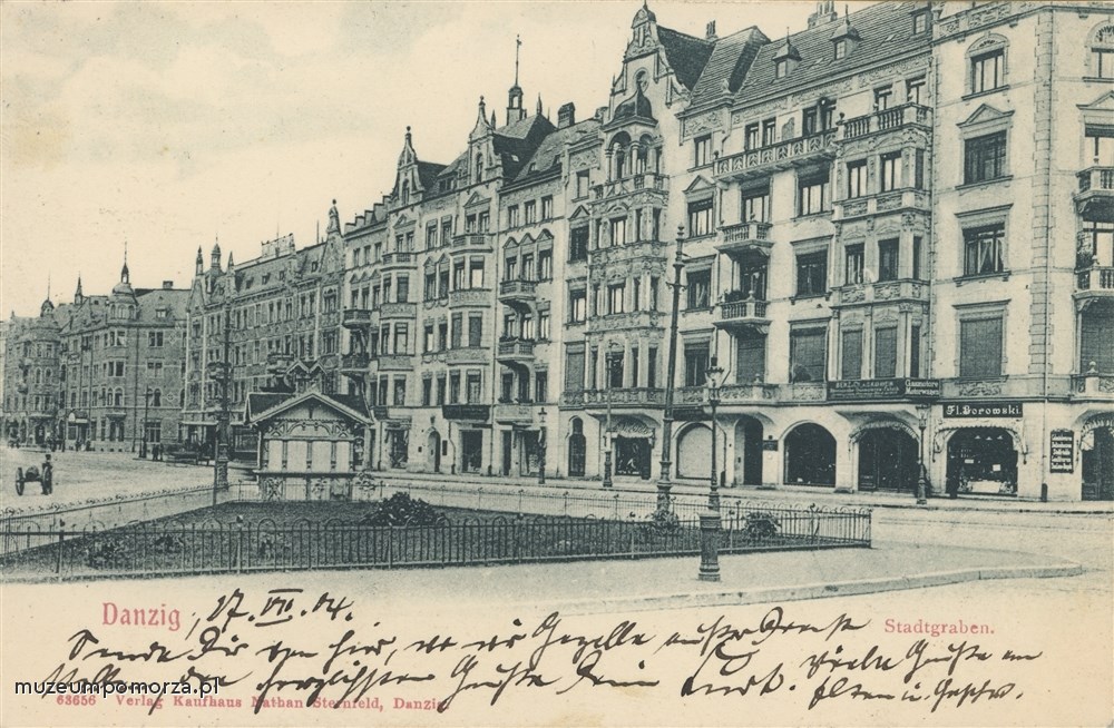 Gdańsk, Podwale Grodzkie, Stadtgraben