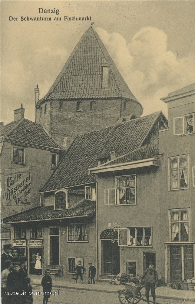 Gdańsk, Baszta Łabędź, Schwanturm. 