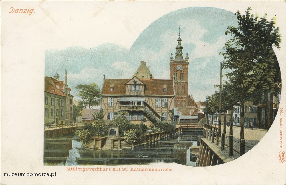 Gdańsk, Dom Młynarza i kościół św. Katarzyny