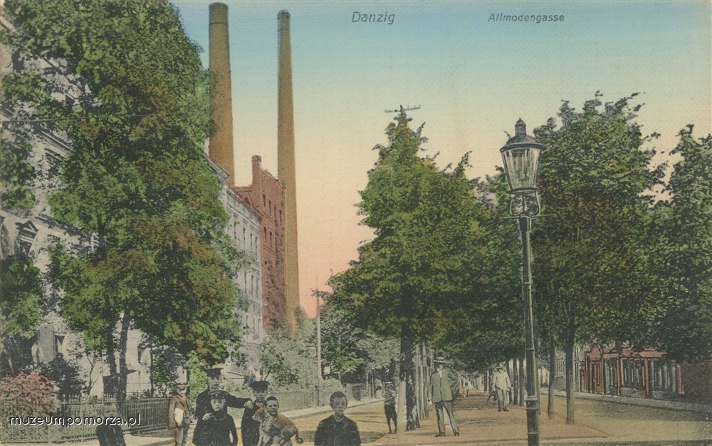 Gdańsk, ulica Jałmużnicza, Allmodengasse