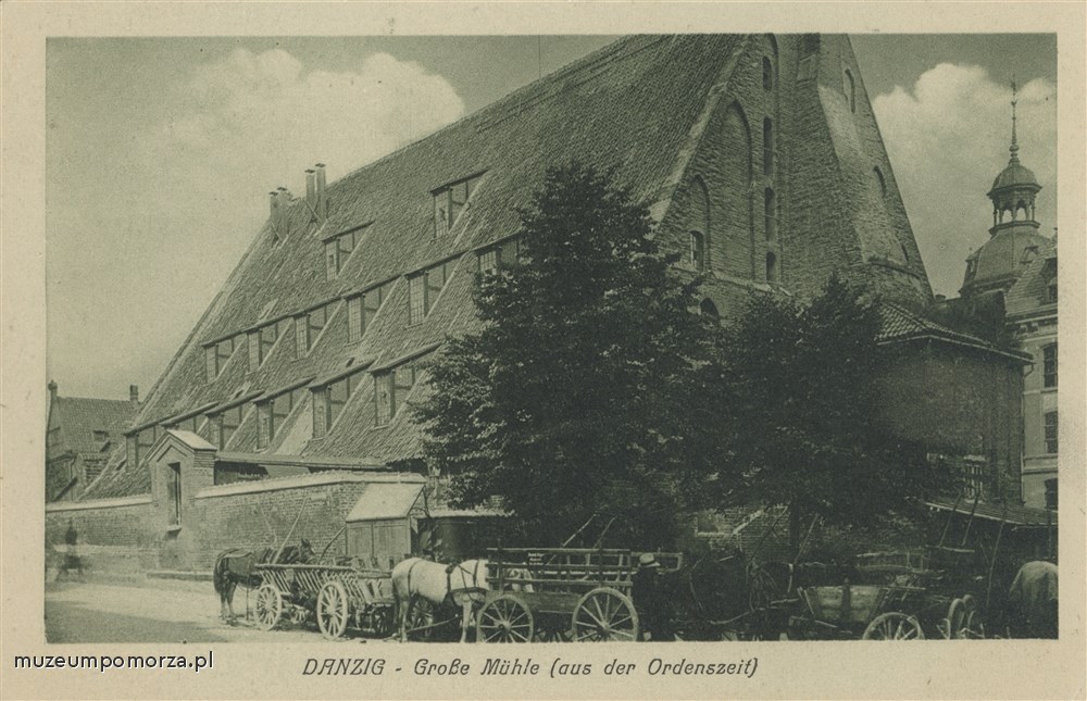 Gdańsk Wielki Młyn, Danzig Große Mühle 