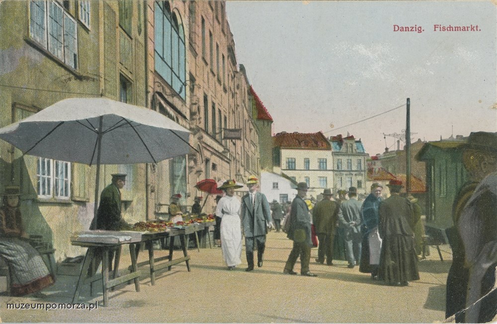 Gdańsk Targ Rybny, Danzig Fischmarkt  