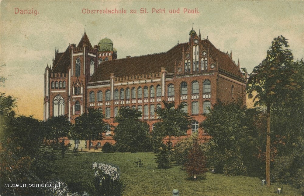 Gdańsk Szkoła św. Piotra i Pawła, Danzig Oberrealschule zu St. Petri und Pauli 