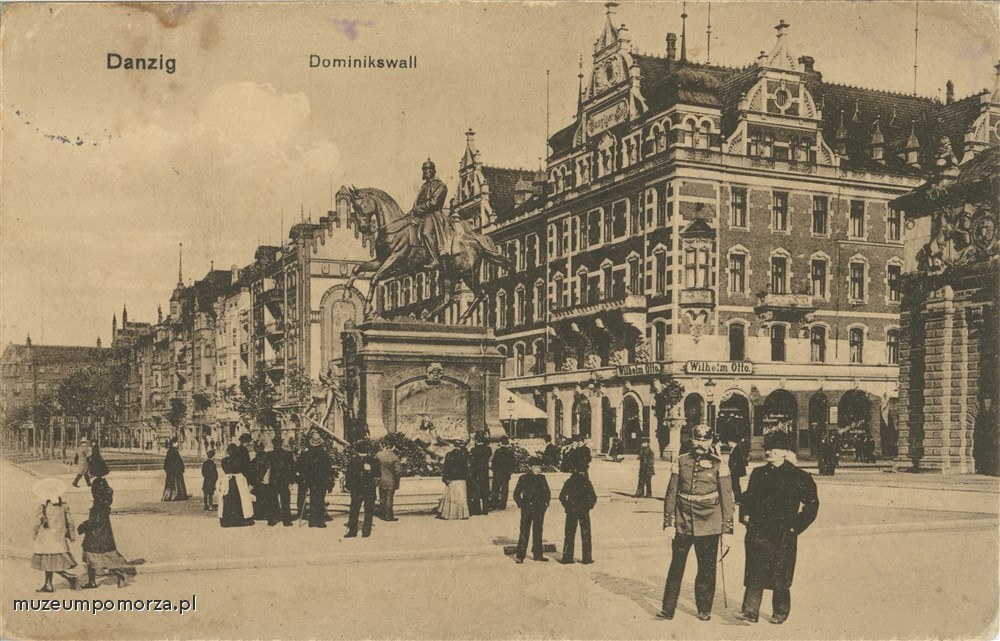 Gdańsk, Danziger Hof i Wały Dominika