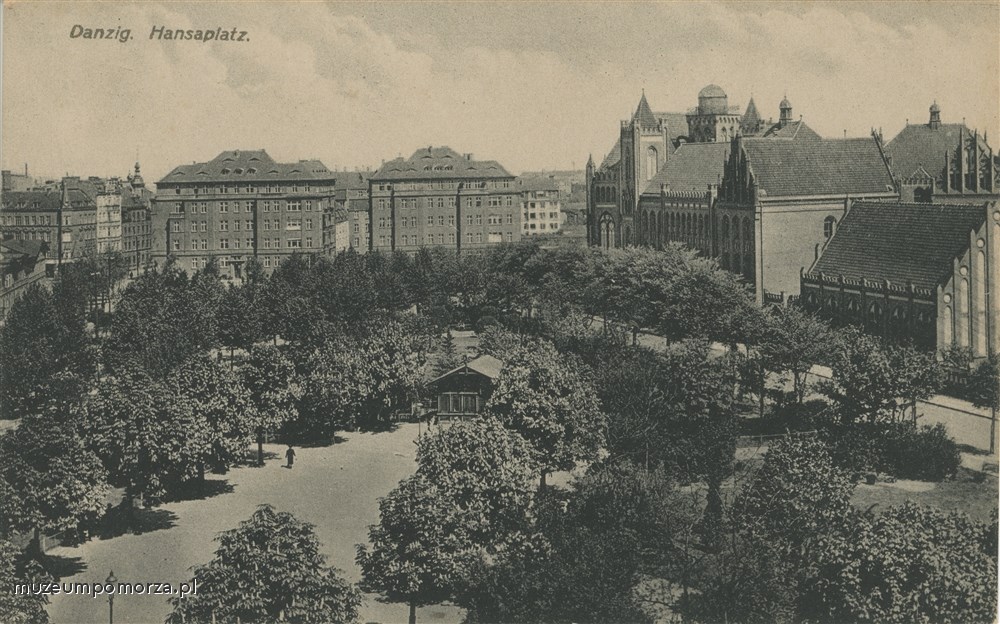 Gdańsk, Plac Hanzy, Hansaplatz