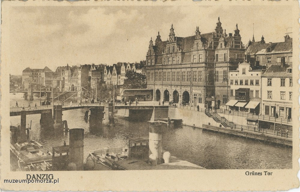 Gdańsk Główne Miasto - nad Motławą, Danzig Recht Stadt - An der Motlau