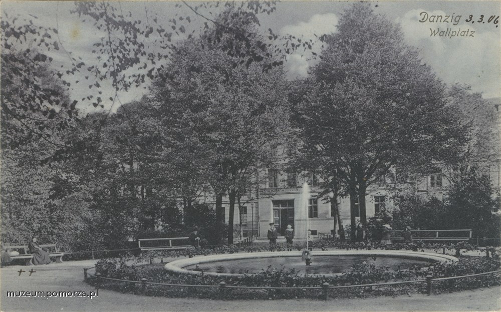 Gdańsk Plac Wałowy, Danzig Wallplatz