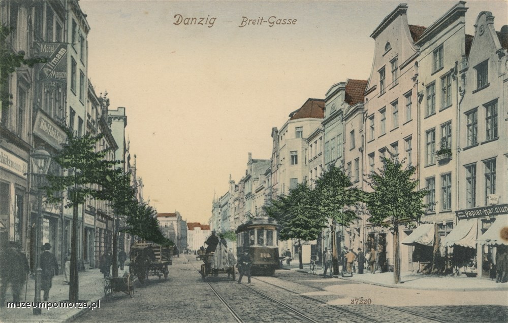 Gdańsk, ulica Szeroka, Breitgasse