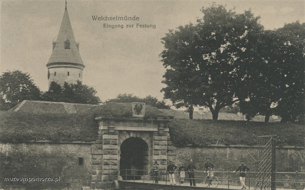 Gdańsk wjazd do Twierdzy Wisłoujście, Danzig Eingang zur Festung Weichselmünde