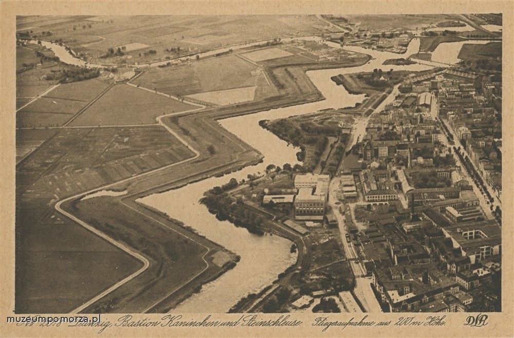 Gdańsk Bastion Królik i Śluza Kamienna, Danzig Bastion Kaninchen und Steinschleuse 