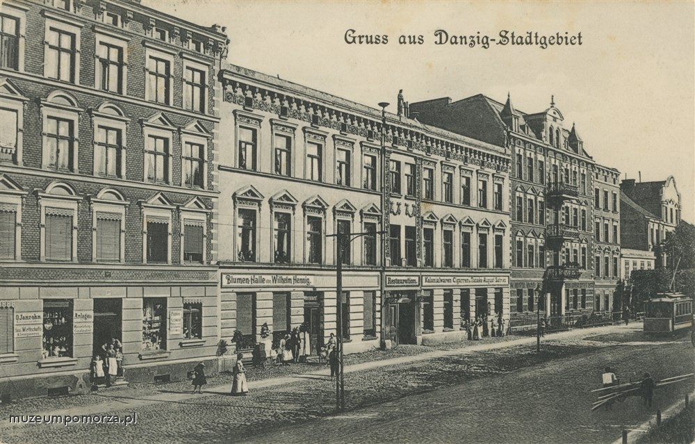 Gdańsk - Orunia, fragment ul. Trakt św. Wojciecha (Stadtgebiet)