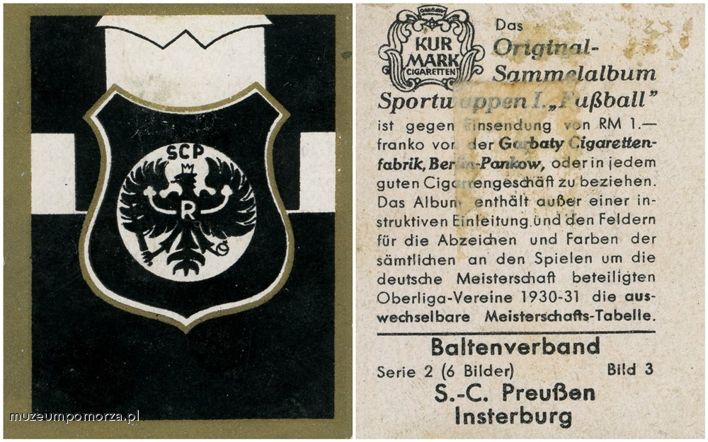 Herb klubu piłkarskiego S. C. Preussen z Insterburga