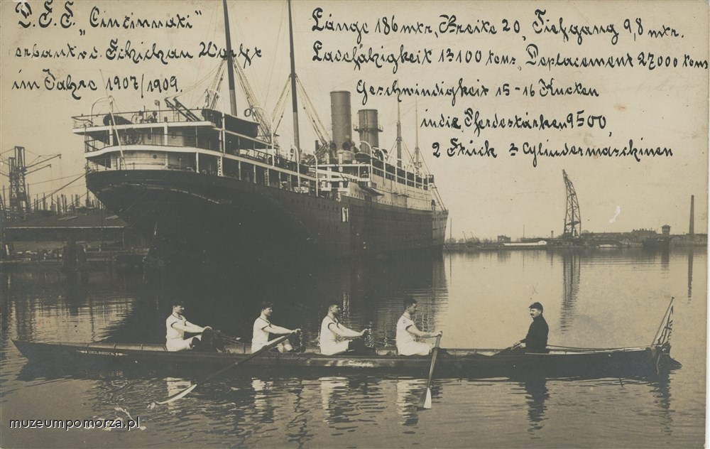 Gdańsk, ss Cincinnati w Stoczni Schichaua