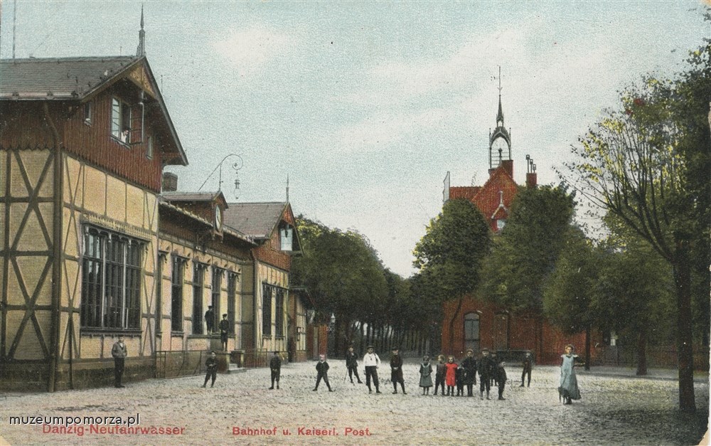 Gdańsk, dworzec kolejowy w Nowym Porcie