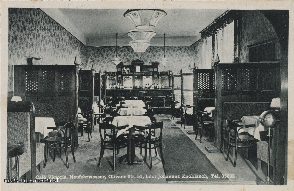 Gdańsk, Cafe Victoria w Nowym Porcie