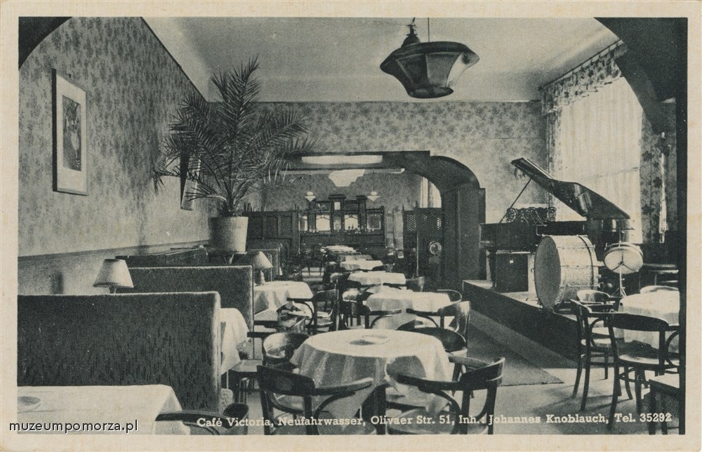 Gdańsk, Cafe Victoria w Nowym Porcie
