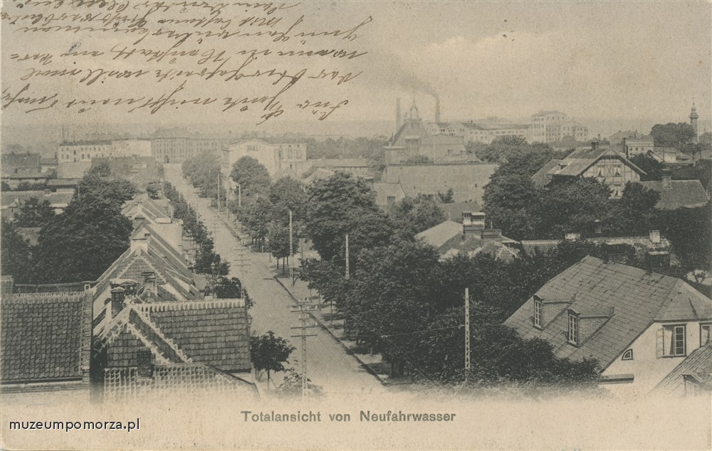 Gdańsk, perspektywa ulicy Oliwskiej