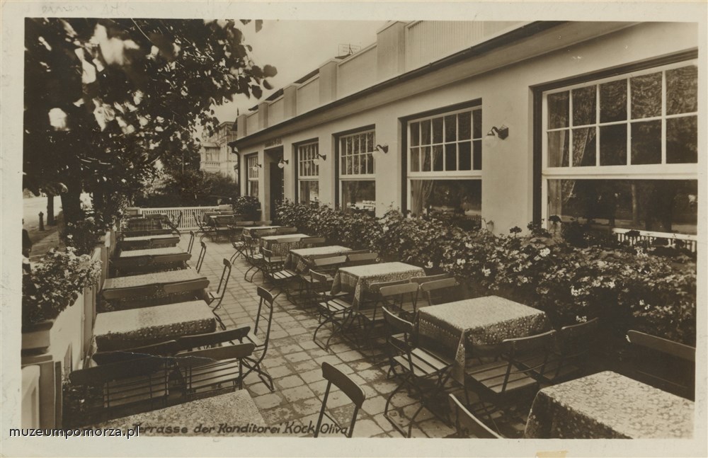 Gdańsk - Oliwa, Restauracja Konditorei und Cafe