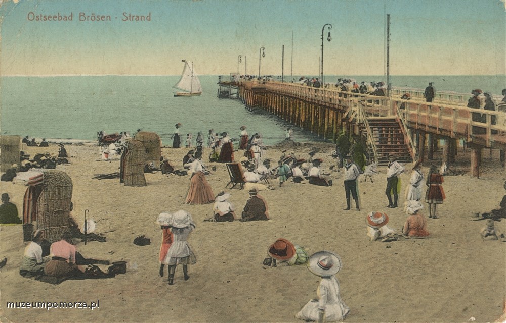 Gdańsk, Plaża przy molo w Brzeźnie