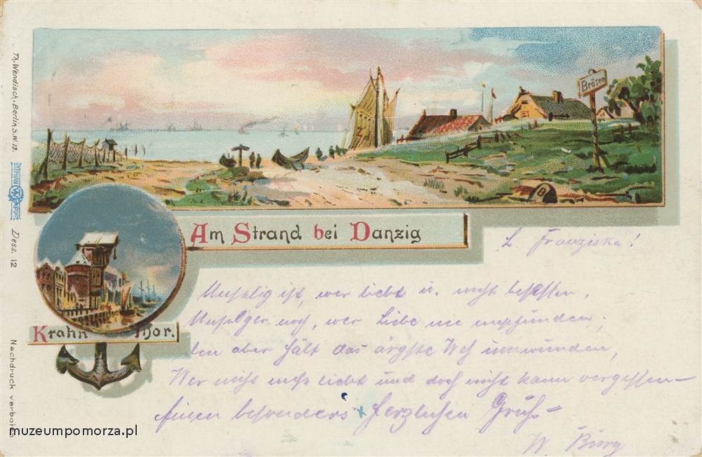 Gdańsk, Plaża w Brzeźnie i Żuraw