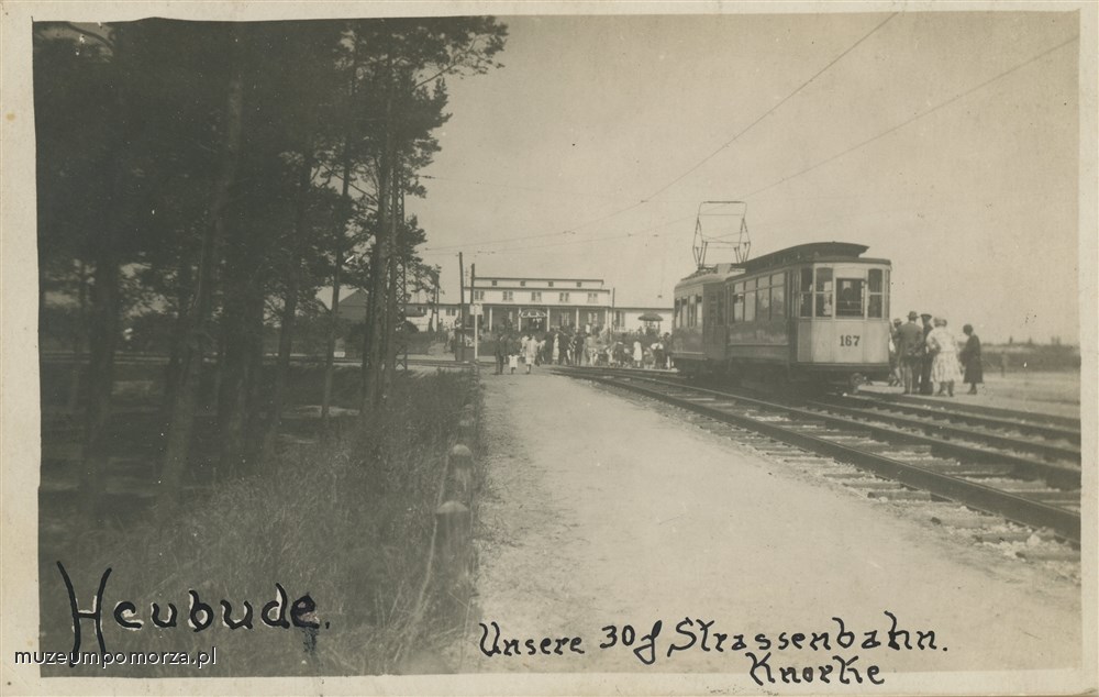 Gdańsk, Tramwaj na końcowym przystanku na Stogach