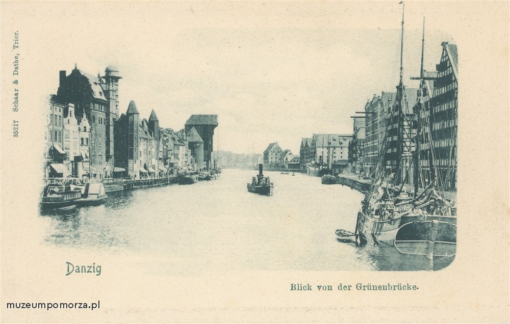 Gdańsk, widok z Mostu Zielonego