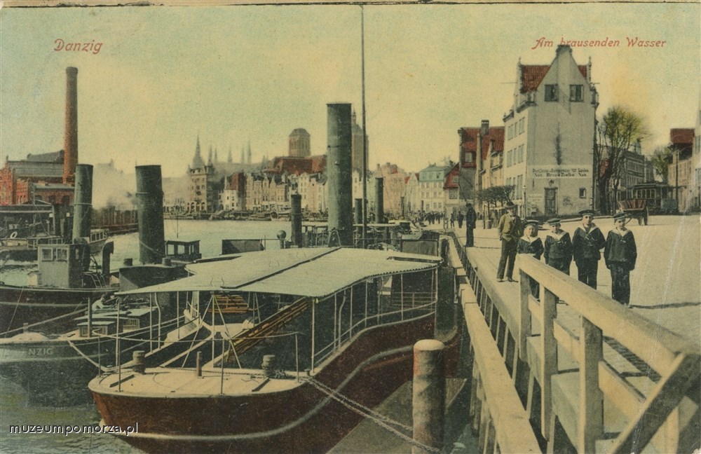 Gdańsk, widok na Główne Miasto (Prawe Miasto)