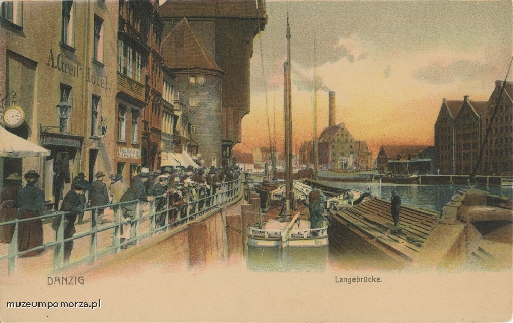 Gdańsk, widok na Motławę