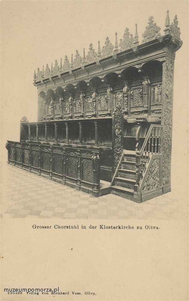 Gdańsk - Oliwa, Stalle w prezbiterium Archikatedry Oliwskiej