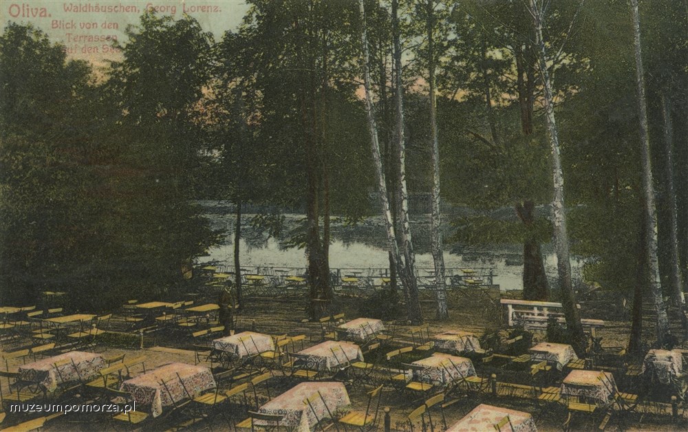 Gdańsk, restauracja nad stawem młyńskim