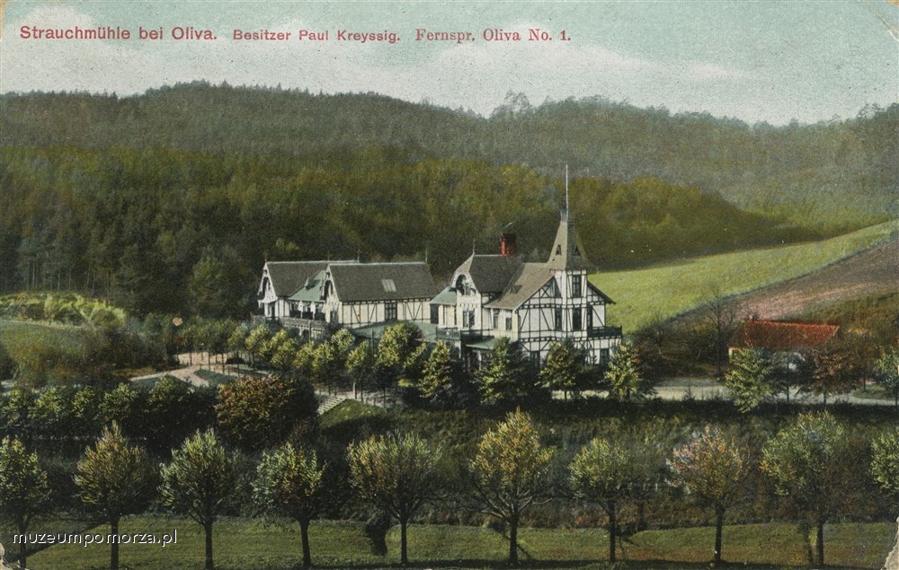 Gdańsk - Oliwa, Krzaczasty (Leśny) Młyn