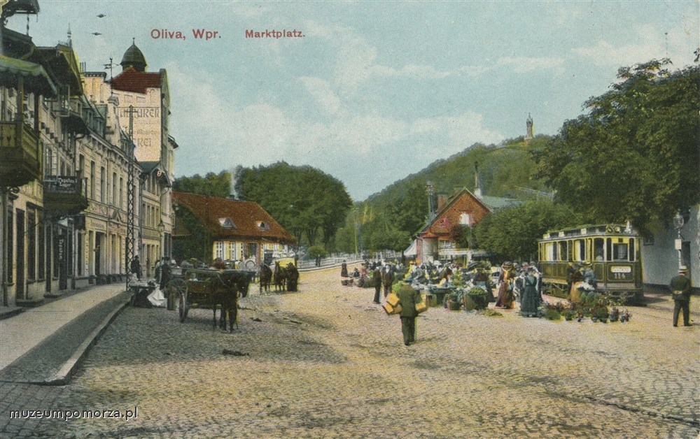 Gdańsk - Oliwa, Rynek (Markplatz)