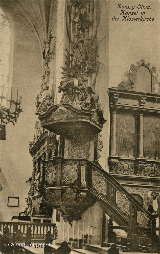 Gdańsk, ambona w Archikatedrze Oliwskiej